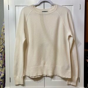 Banana Republic Cream Crew Neck Sweater